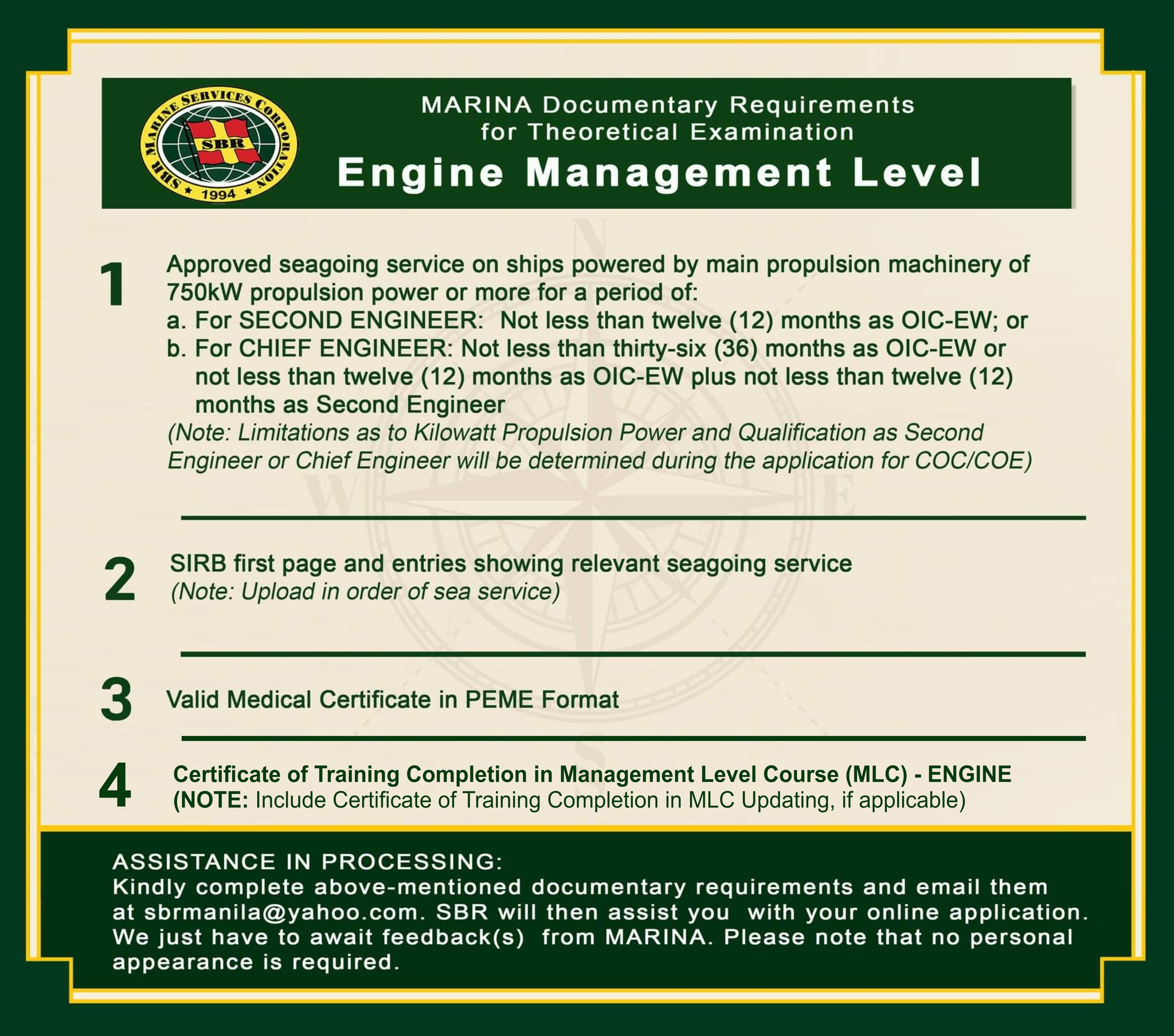 Engine Management Level